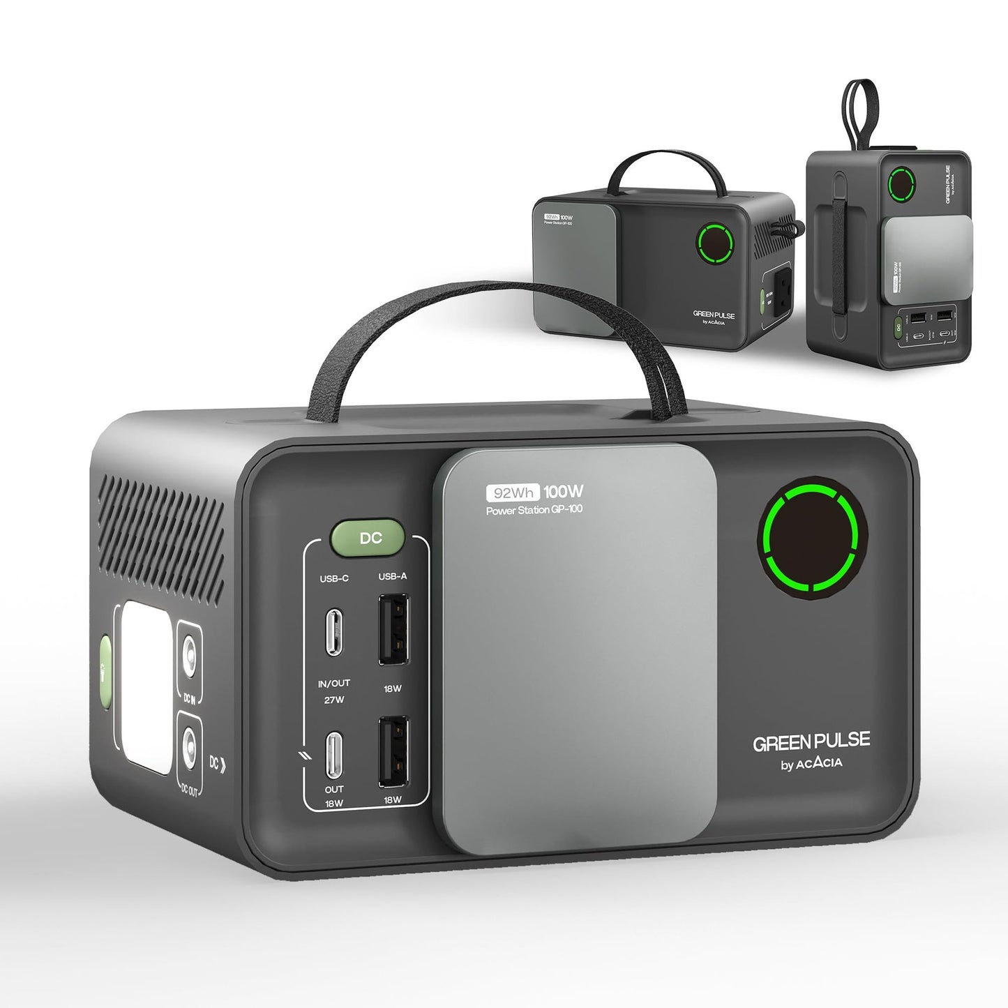 Versatile 92.16Wh Solar Power Station for Camping and Emergency Use