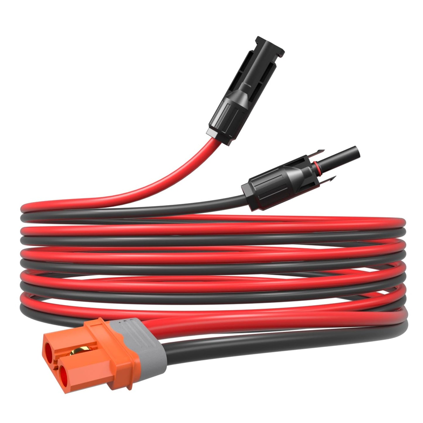 10Ft 12AWG Solar Charge Extension Cable with XT60i Adapter for Batteries