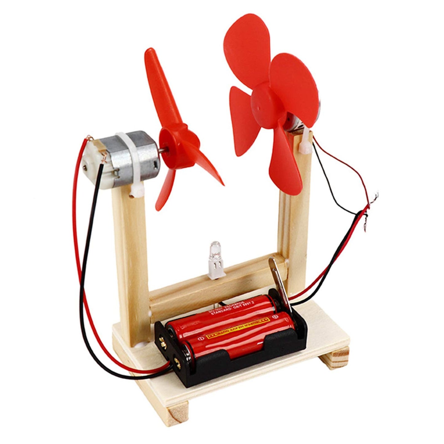 Eco-Friendly DIY Wind Power Kit for Kids - Vertical Turbine Generator