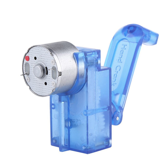 Eco Hand Crank Power Generator for Emergency Electricity Supply and Science Kits