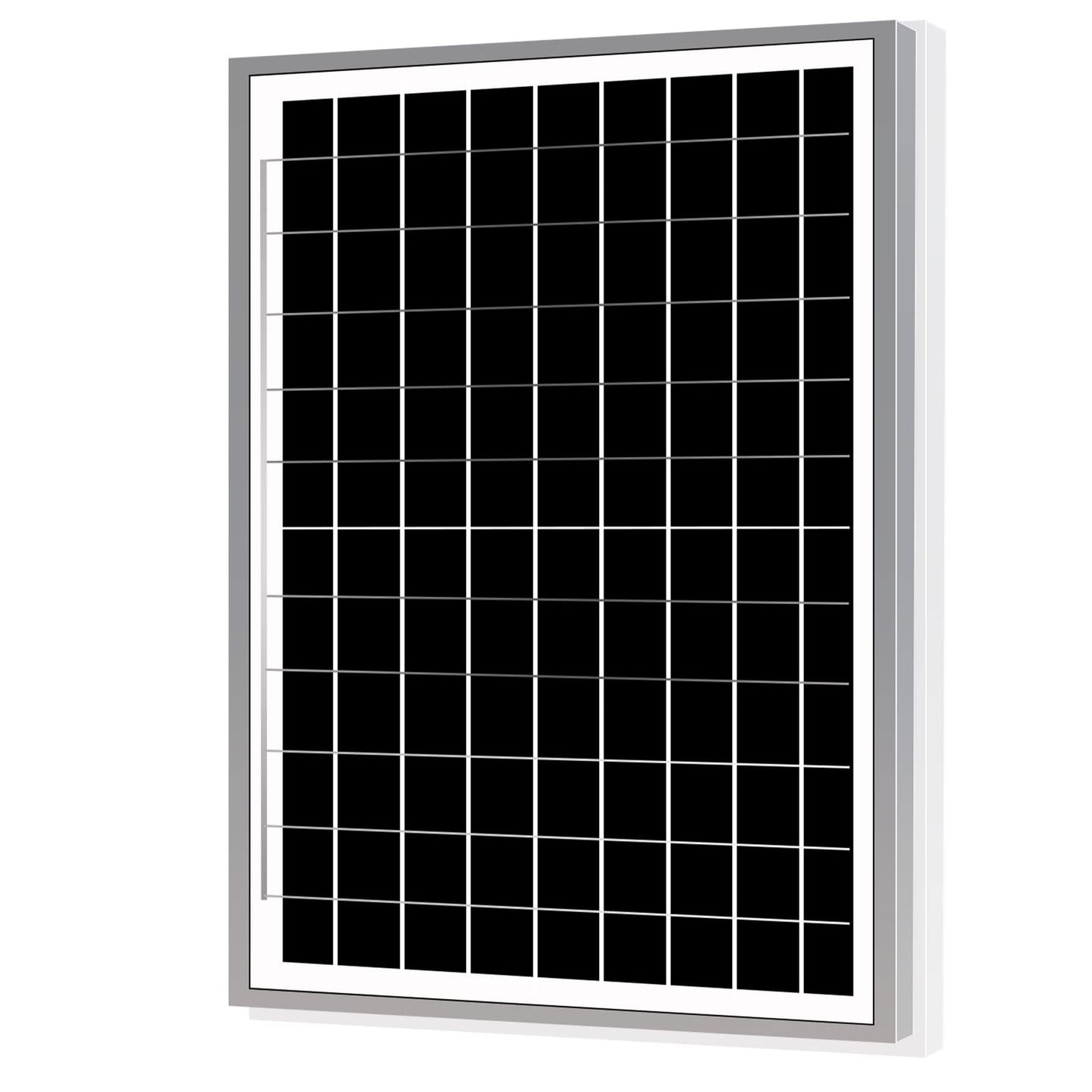 15W Monocrystalline Solar Panel for 12V Battery Charging and Outdoor Use