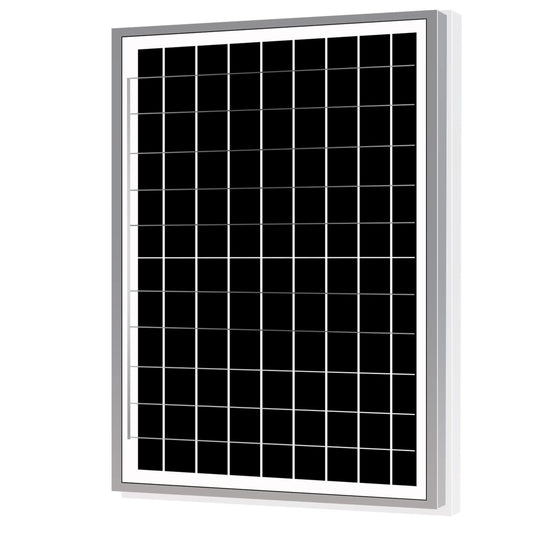15W Monocrystalline Solar Panel for 12V Battery Charging