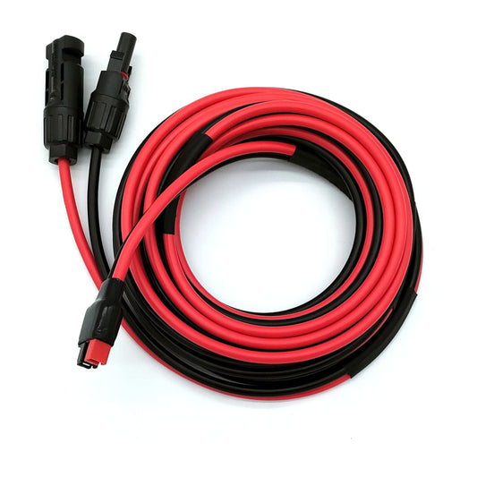 Solar Panel Kit with Anderson Adapter and Connectors for Portable Power