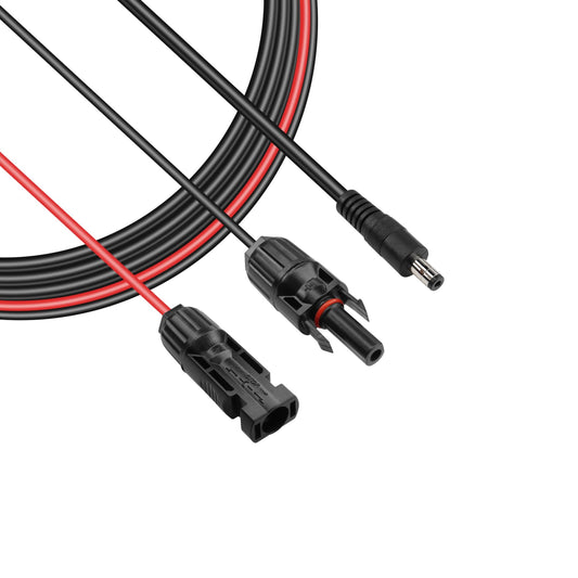 Solar Panel Connector Extension Cable 14AWG 5.5x2.1mm for Generators