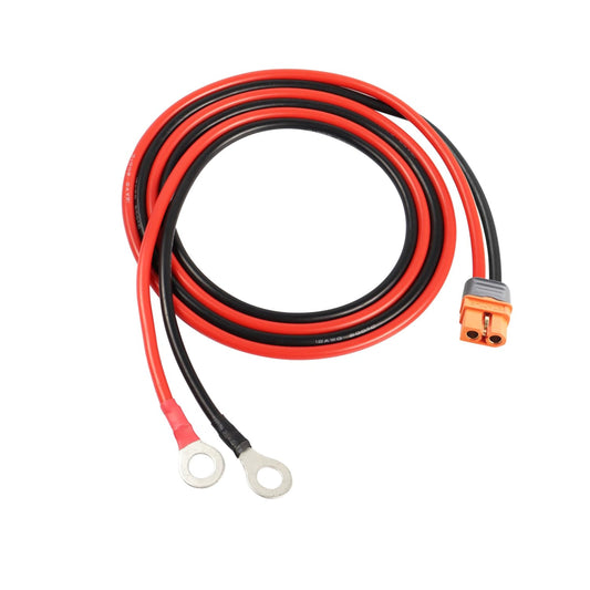 XT60I O Ring Terminal Connector Cable 1M 12AWG for RC Lipo Battery Drone