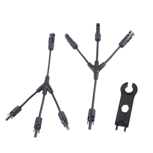 Solar Y Branch Connectors Kit for Efficient Panel Wiring and Installation
