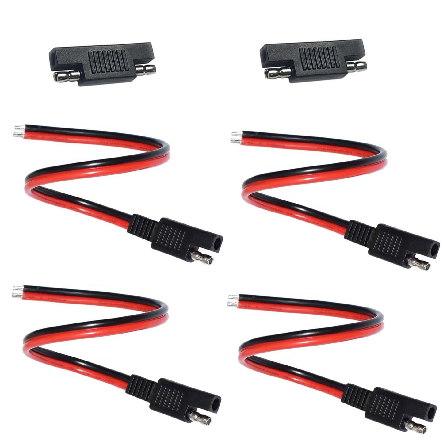 SAE Connector Extension Cable Set for Automotive and Solar Power Use