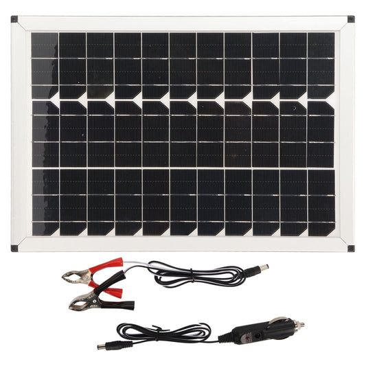 100W Waterproof Solar Panel Kit with Dual USB Car Battery Charger