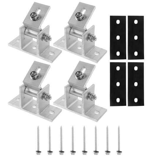 Versatile Adjustable Solar Panel Mounting Bracket Set for Easy Installation
