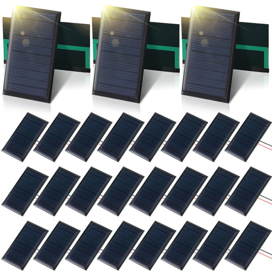 Mini Solar Panel Kit - 30 Pcs Polycrystalline Cells for DIY Charging Solutions