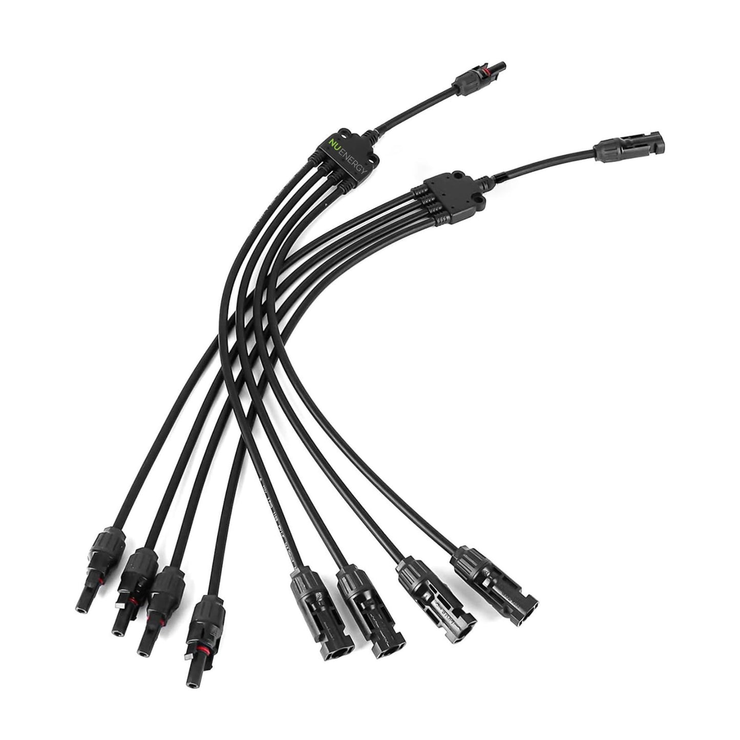 Solar Y Branch Connectors Kit for Extra Long Panel Parallel Wiring