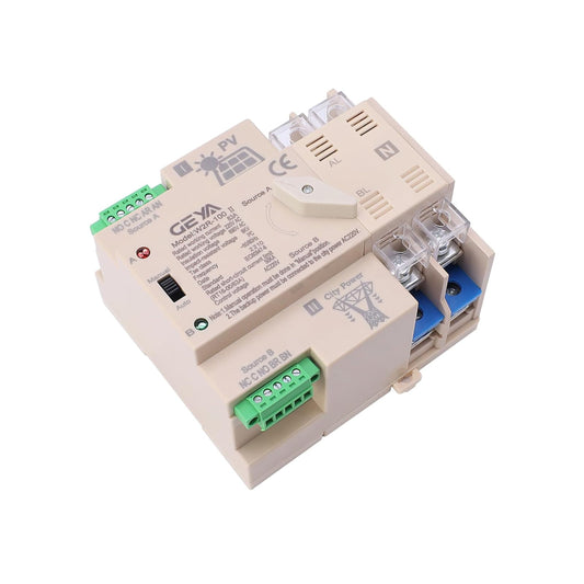 Automatic On-Grid Solar Power Switch 2P 63A for PV Systems