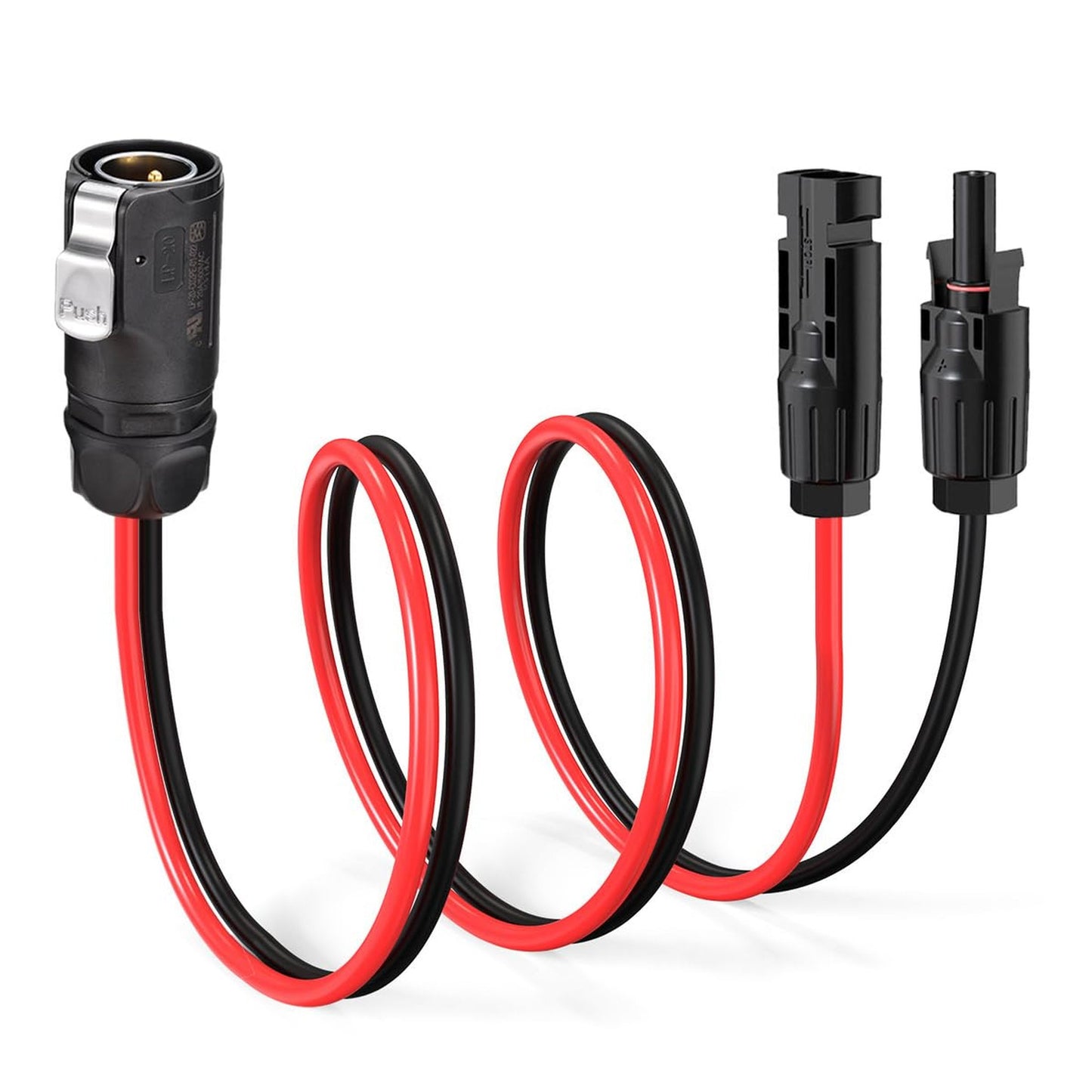 10AWG 2 Pin Power Connector Solar Adapter for RV and Portable Panels