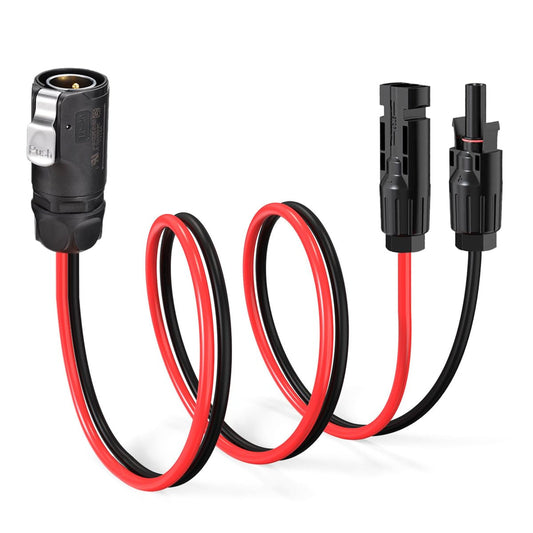 10AWG 2 Pin Power Connector Solar Adapter for RV and Portable Panels
