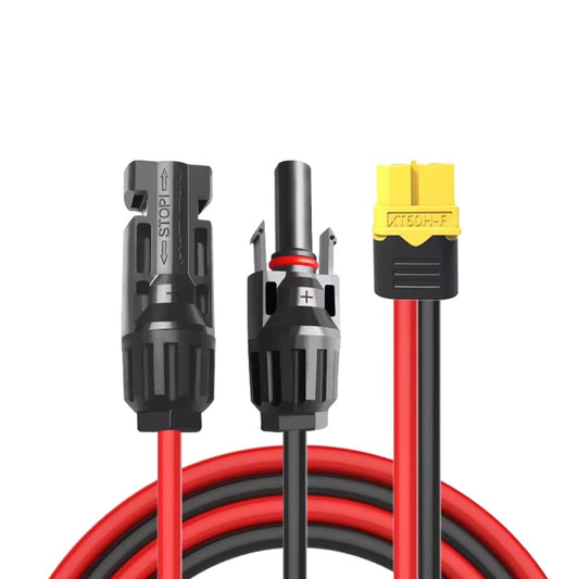 Solar Panel XT60 Adapter Cables for Efficient 60cm Connections
