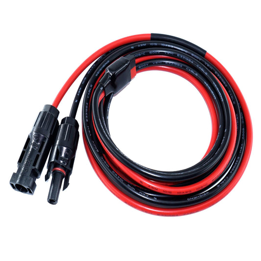Anderson Solar Extension Cable 6FT 10AWG for Portable Power Stations