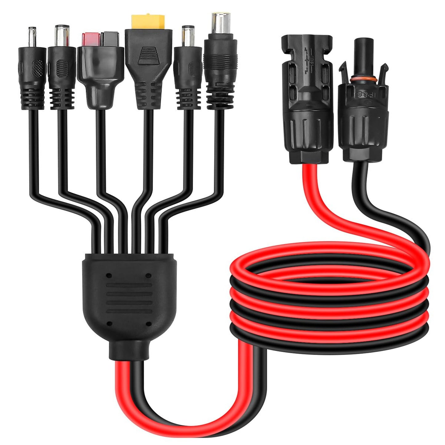 Versatile 6-in-1 Solar Connector Kit for Portable Motors and Panels