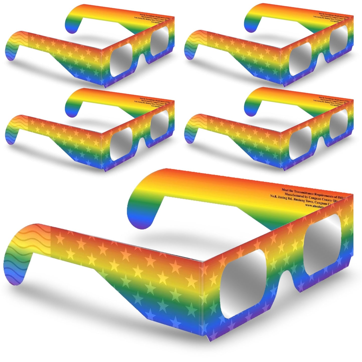 Safe Solar Eclipse Glasses 5-Pack for April 2024 Viewing Event