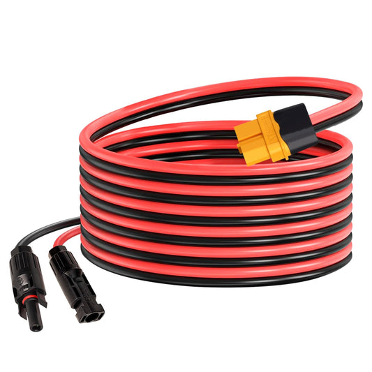Solar XT60 Adapter Cable for Power Stations - 12FT 12AWG Extension