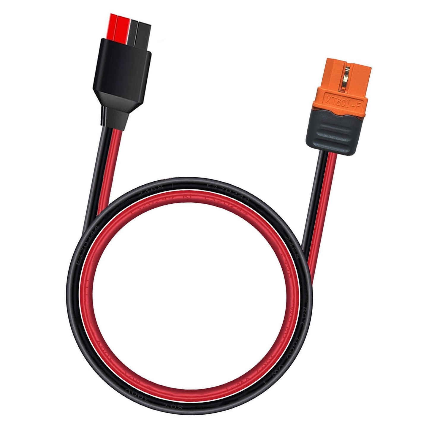 Solar Extension Cord 10AWG XT60i Anderson Compatible 4.92FT Cable