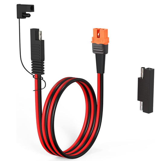 XT60i to SAE Adapter Extension Cable for Solar Power Systems 2FT