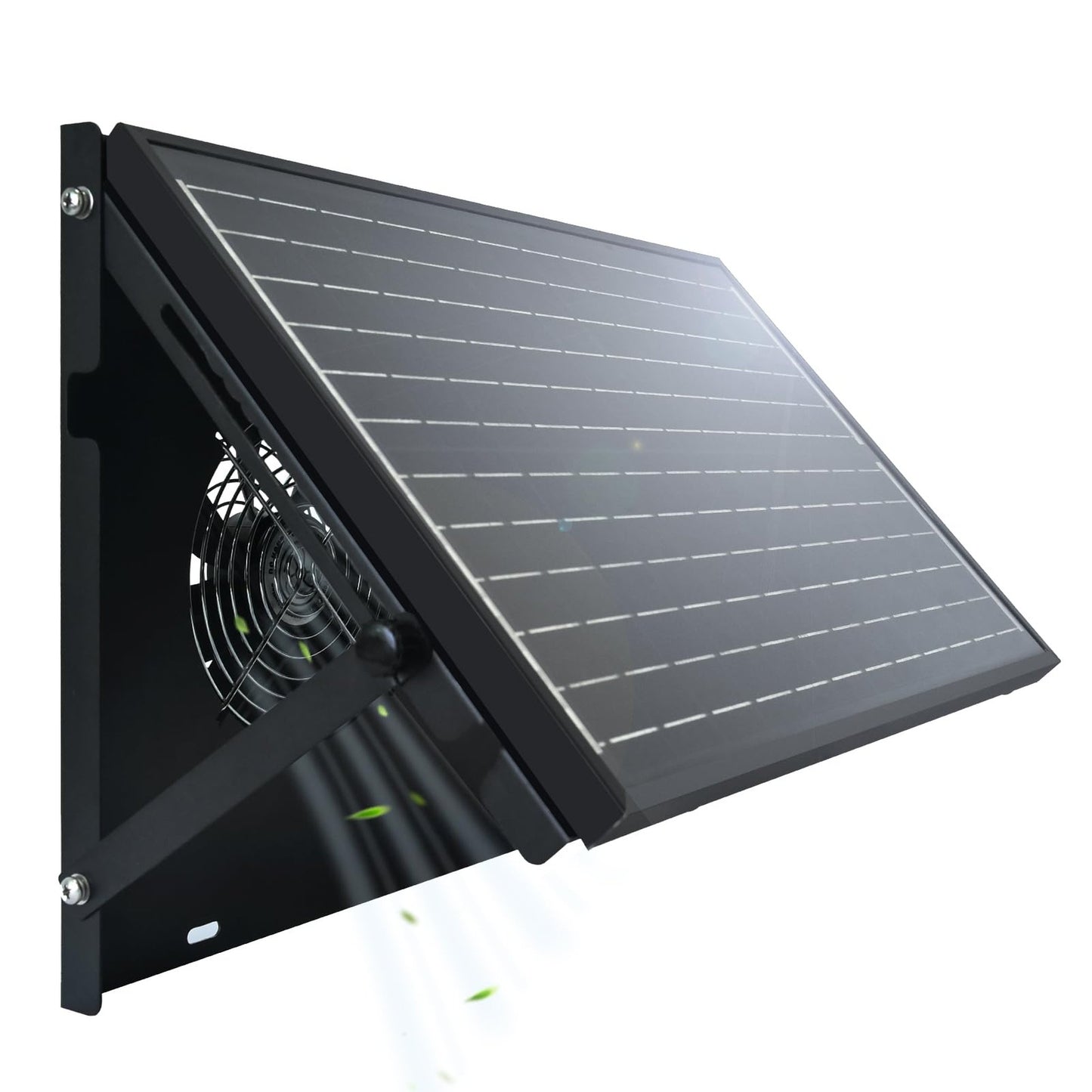 Solar Powered 15W Waterproof Exhaust Fan Kit for Coops and Greenhouses