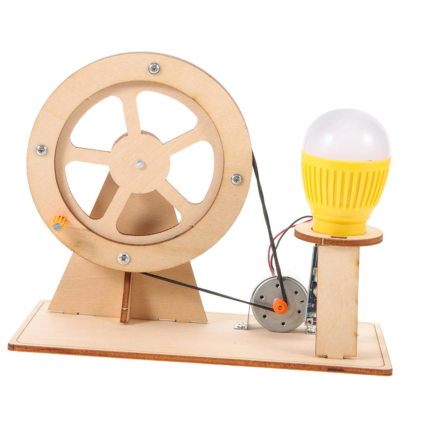 DIY Hand Crank Generator Kit for Science Projects and Model Building