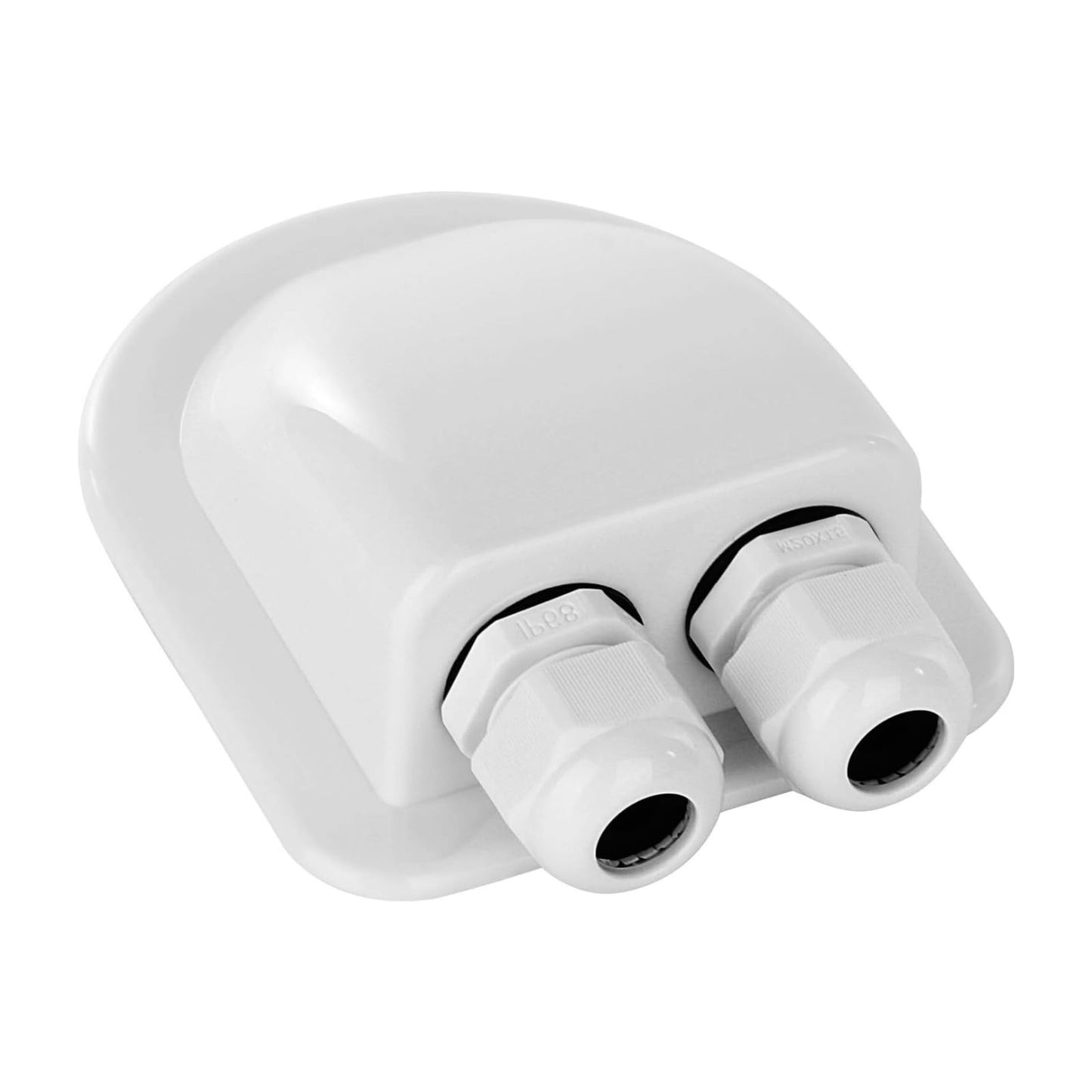 Solar Dual Cable Gland Waterproof Box for Roof and RV Panel Installations