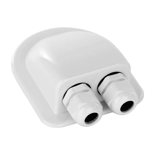 Solar Dual Cable Gland Waterproof Box for Roof and RV Panel Installations