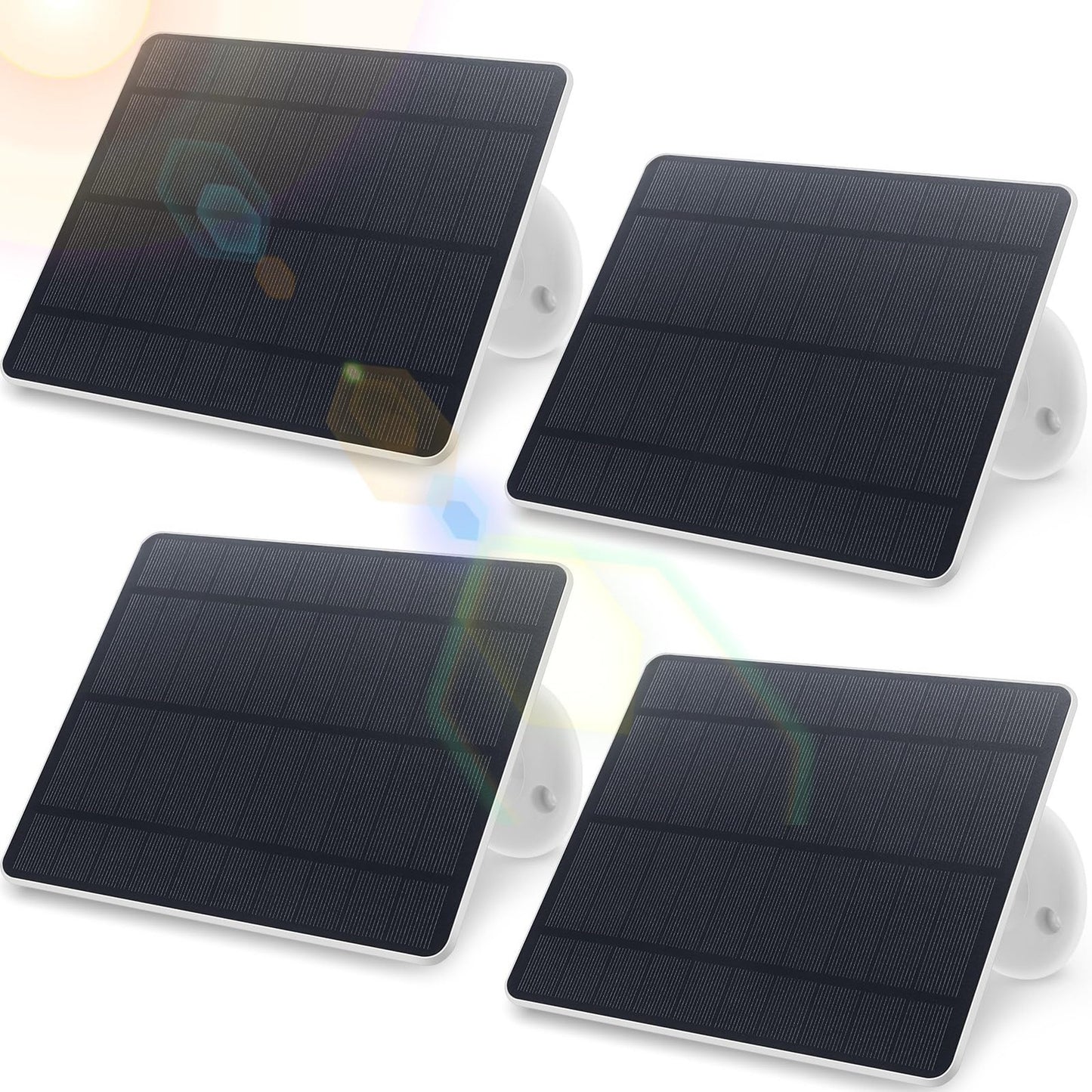 Adjustable 5W Solar Panels for Wireless Security Camera Charging