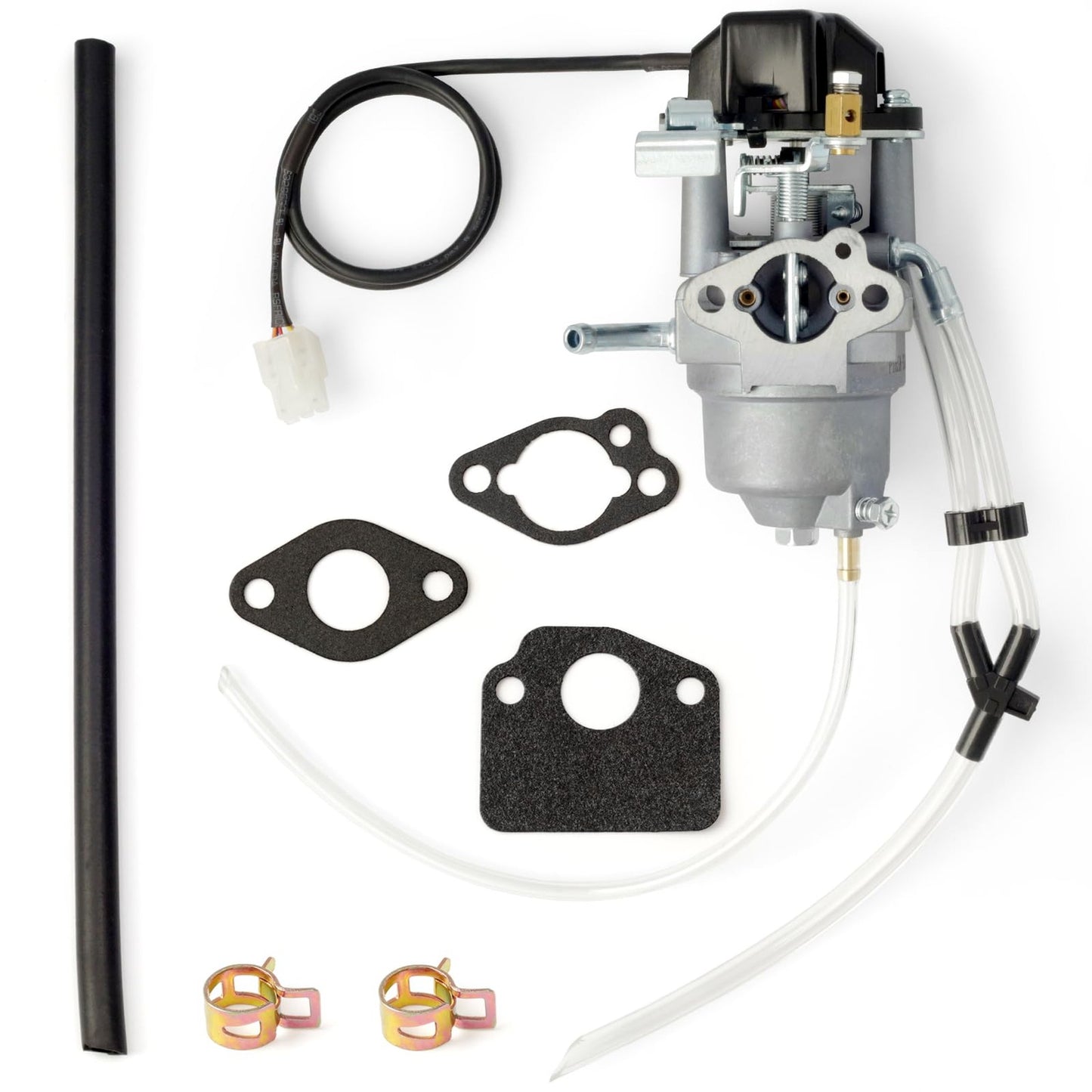 Inverter Generator Carburetor Kit with Fuel Lines and Gaskets Replacement