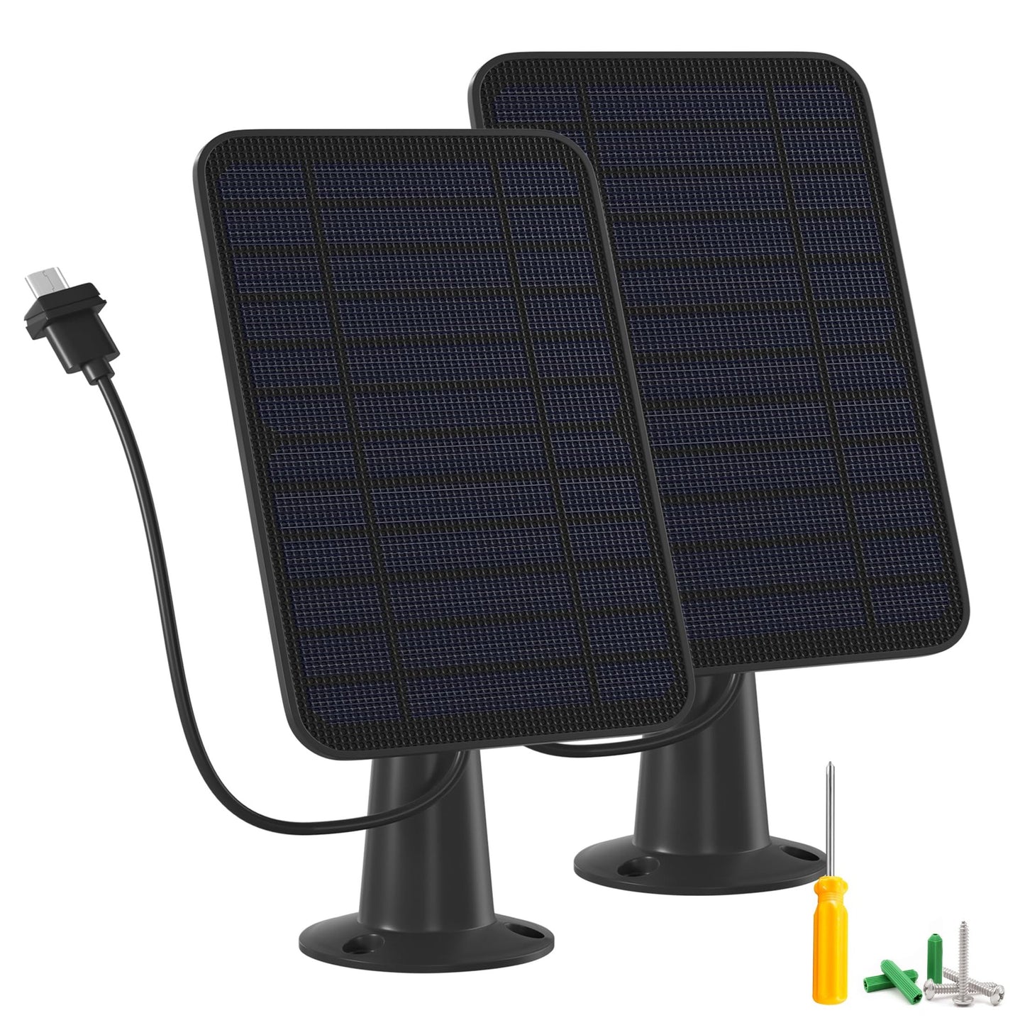 Solar Charger for Blink Cameras with Weatherproof Mount and 13.1ft Cable