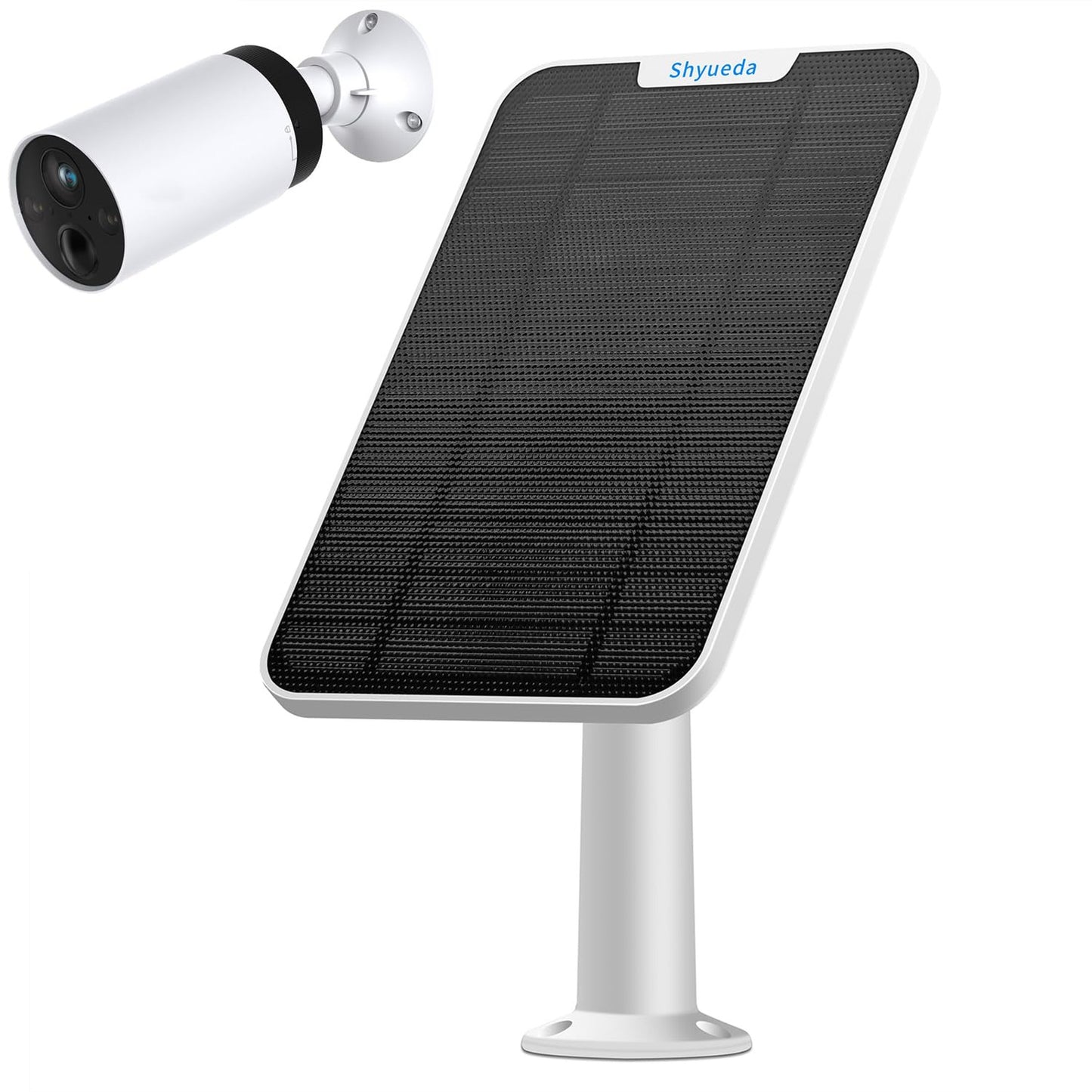 Solar Panel Charger for TP-Link Tapo Cameras with Waterproof Cable and Mount