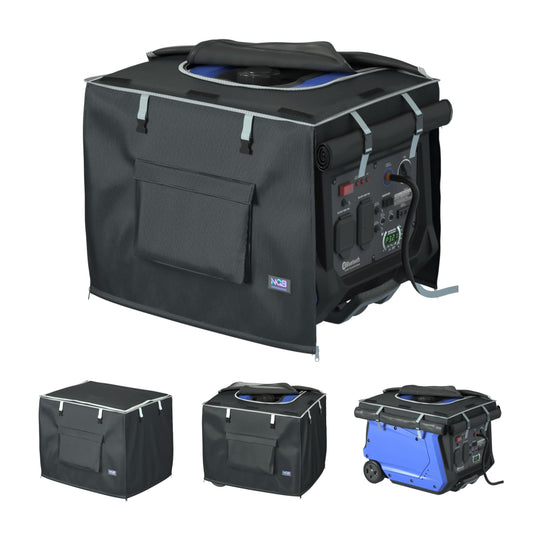 Heavy-Duty Waterproof Generator Cover with Operating Window for Inverter Use