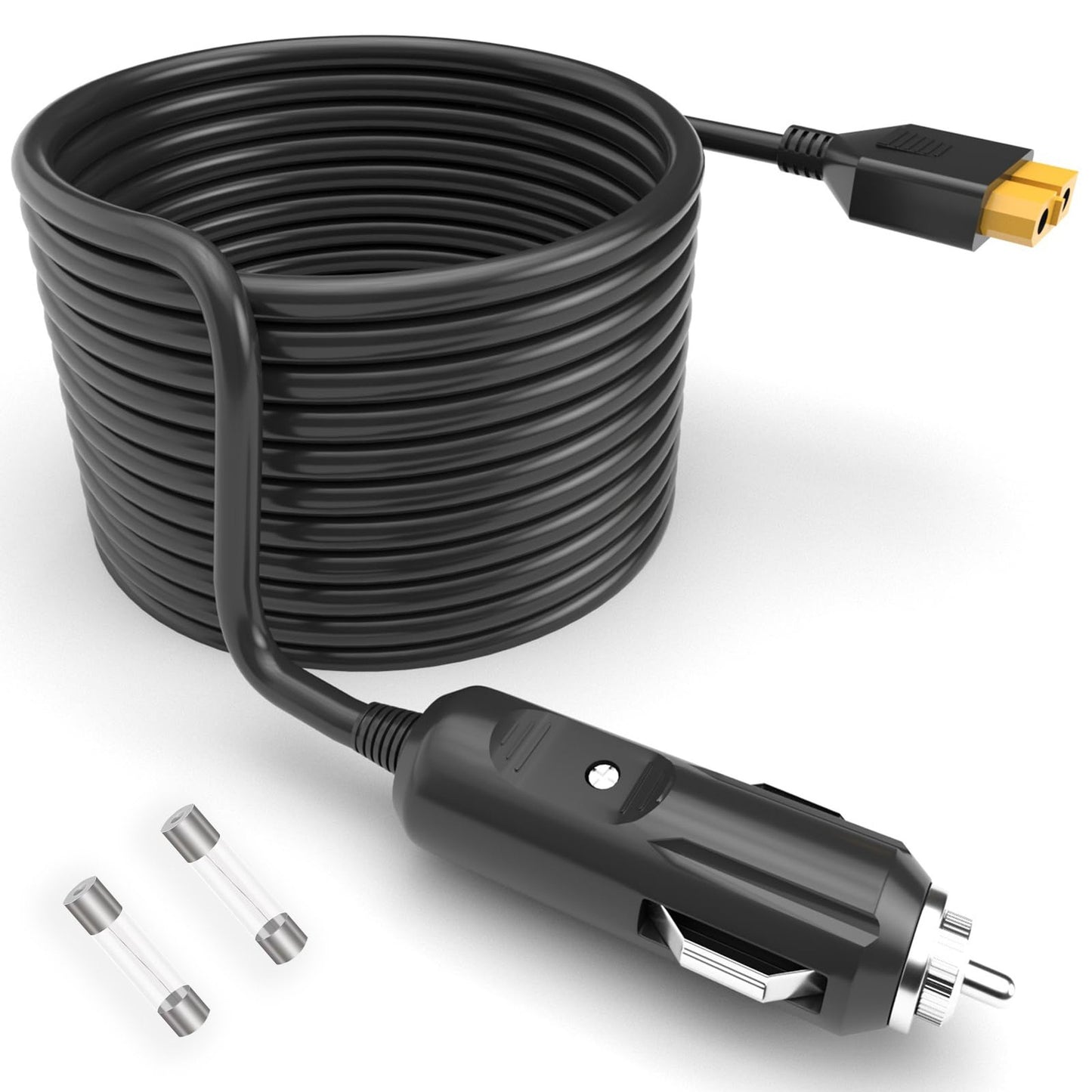 XT60 Connector Power Station Adapter 6.6Ft Extension Cable for 12V/24V Systems