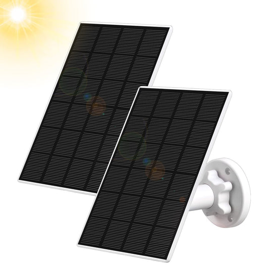 Solar Charger for Wyze Cam Outdoor - 5V 3.5W Waterproof Panel 2-Pack