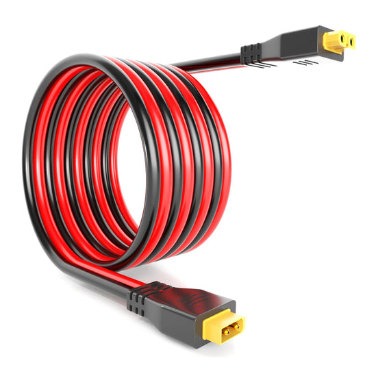 XT60 10AWG Extension Cable 10ft Male to Female for RC Battery and Solar Use