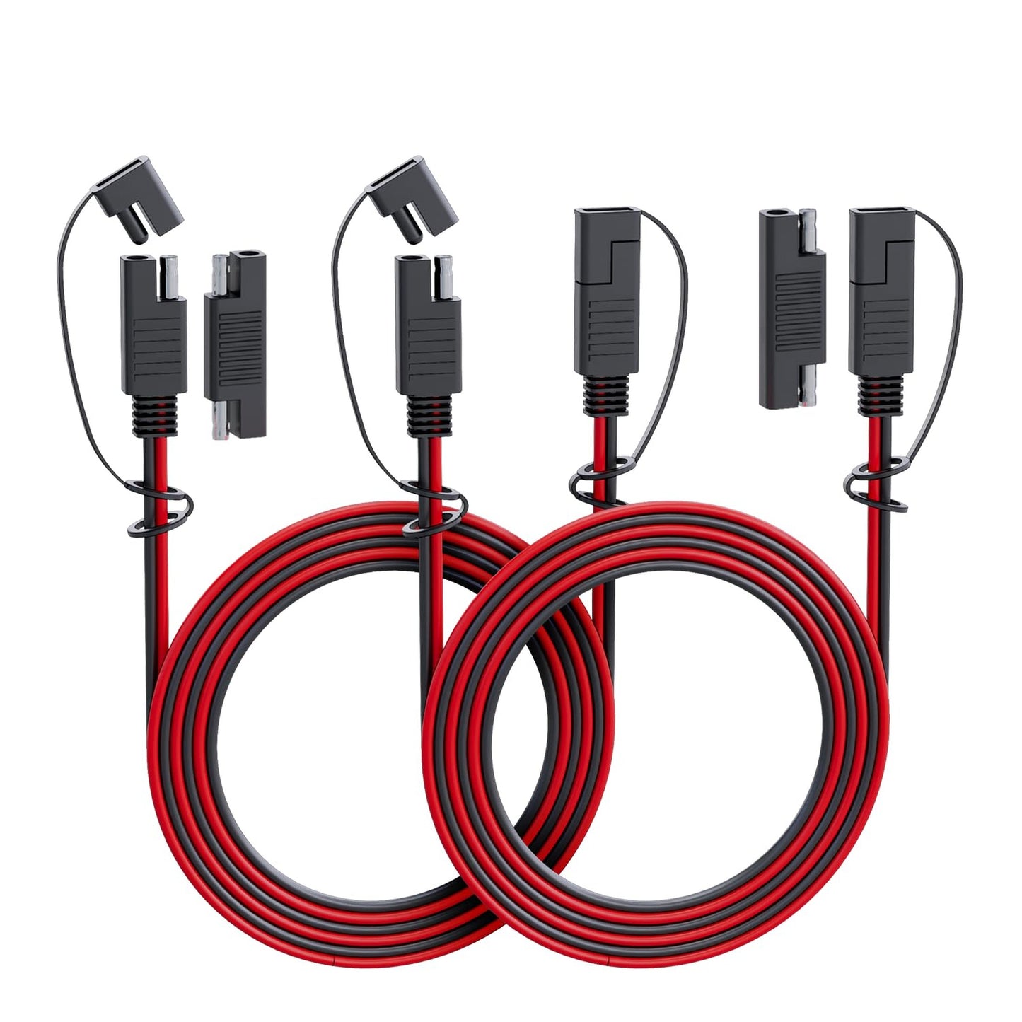 SAE Plug 10 Ft Extension Cable for Automotive Solar RV Charging Adapter