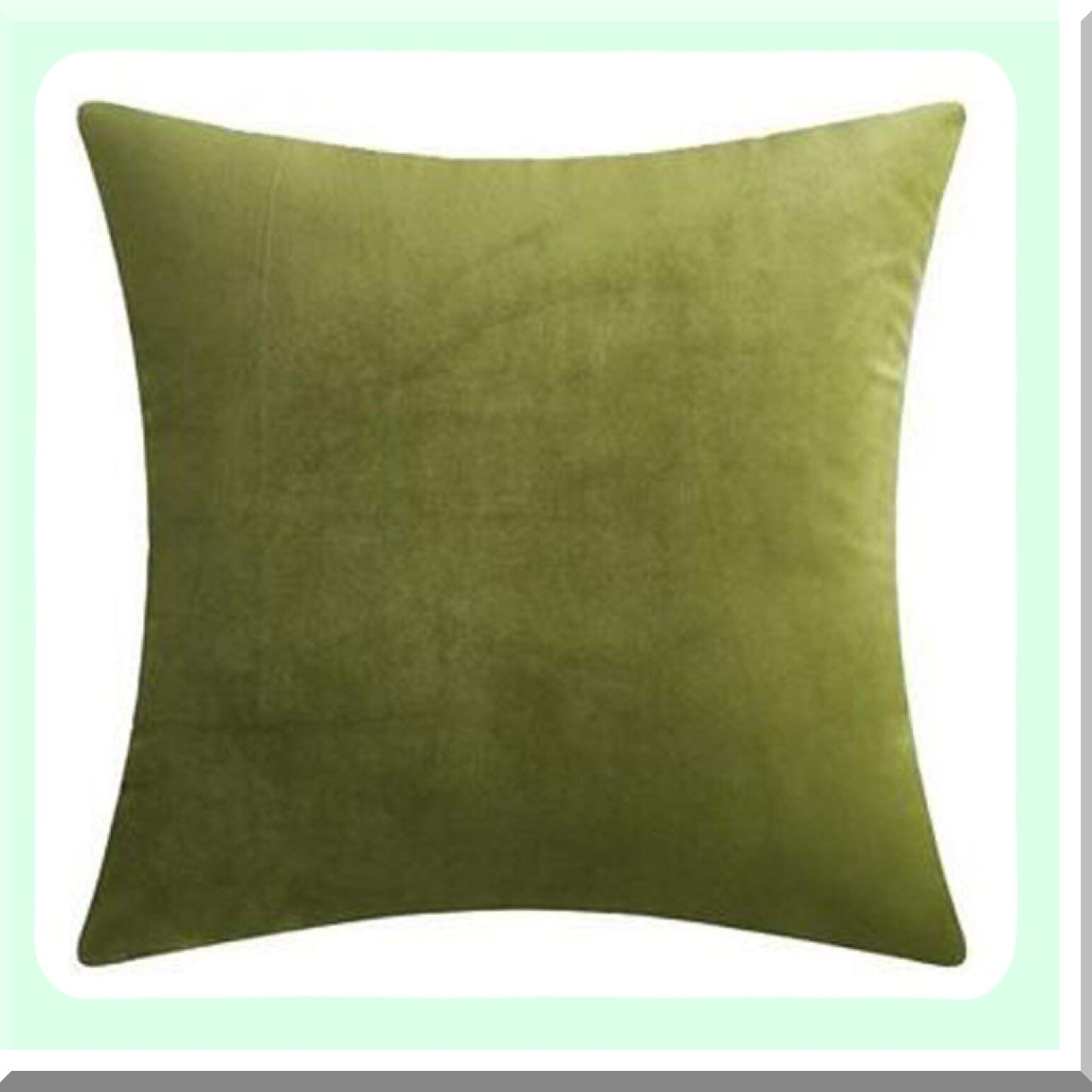 Luxury Velvet Cozy Throw Pillow Covers - Set of 4 Decorative Cushion Cases for Sofa, Living Room - Super Soft Comfortable Solid Colors - 18x18, 20x20 Square - Mixed Color Palette - 4 Piece Pack