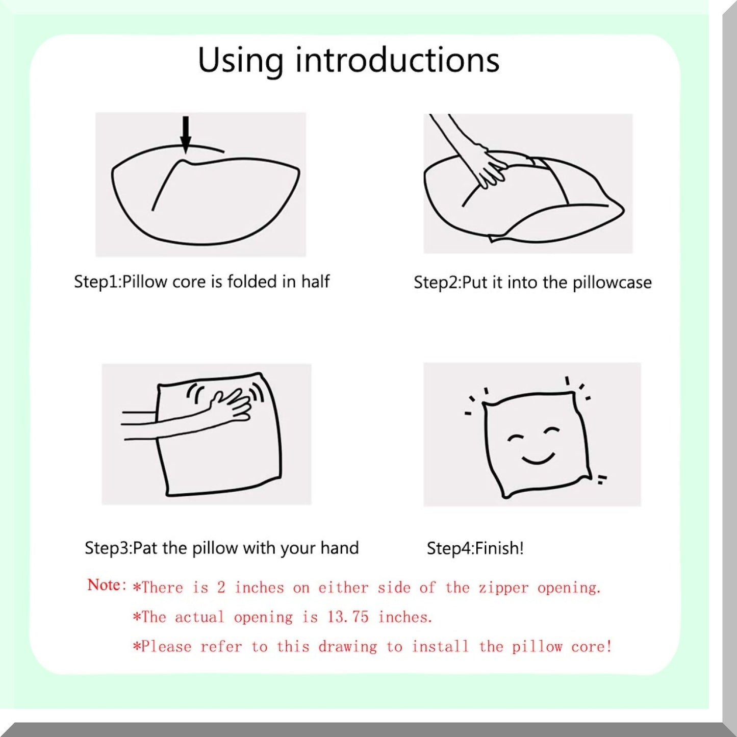 Horrific Pumpkin Black Background Decorative Pillow Cover - Cotton Linen Throw Cushion Case for Couch - Smilyard 12x20 Inch Lumbar Pillow