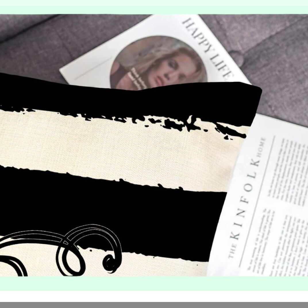 Polka Dot Pumpkin Harvest Pillow Covers - Set of 4 Farmhouse Fall Decorations - Happy Thanksgiving Throw Cushion Cases - 18x18 Home Decor Pillows