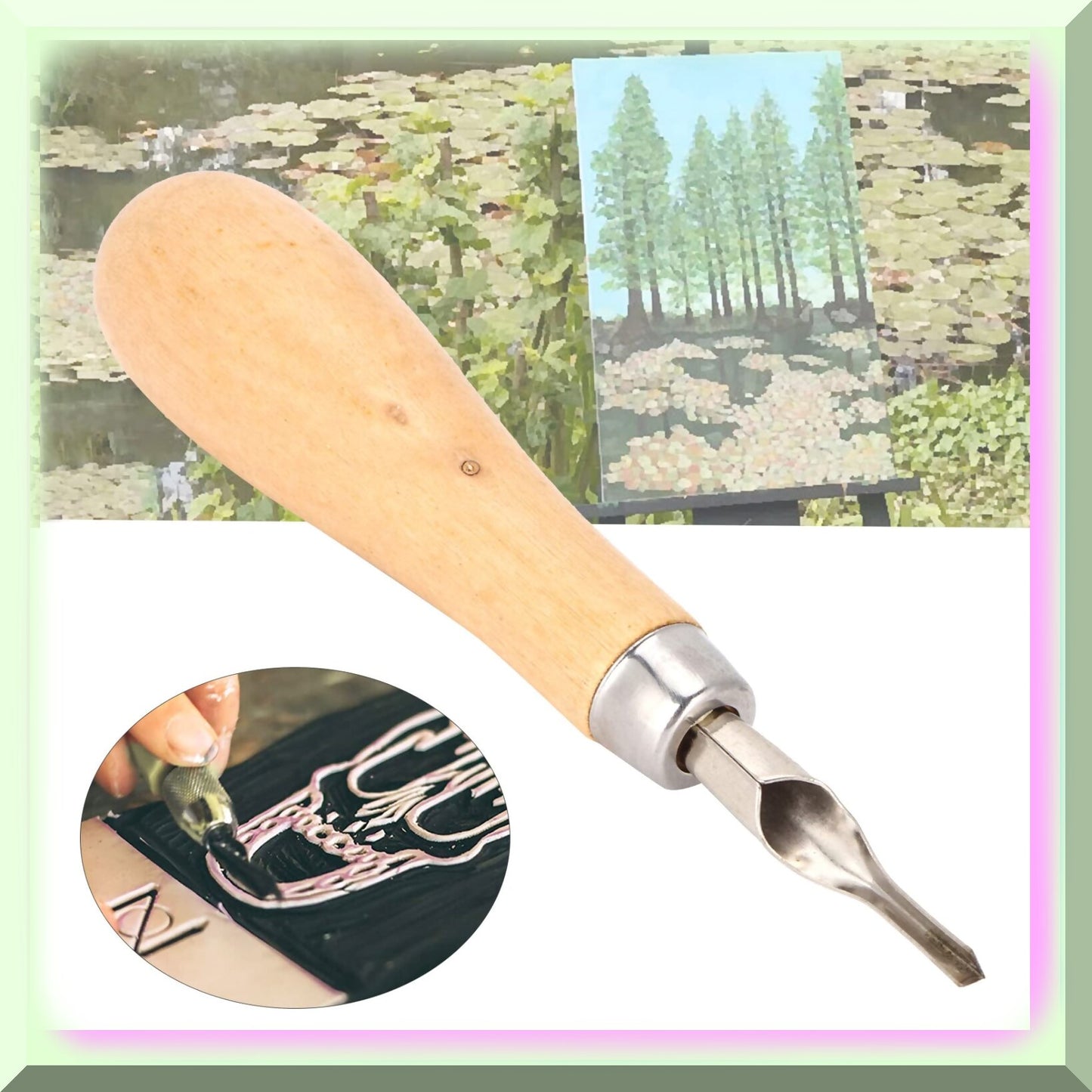 Linoleum Cutting Set with 10 Blades