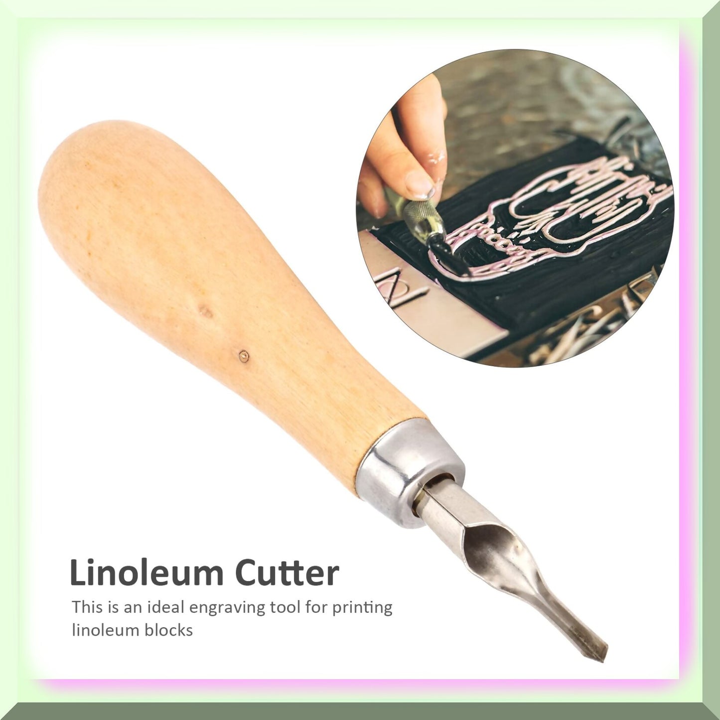 Linoleum Cutting Set with 10 Blades