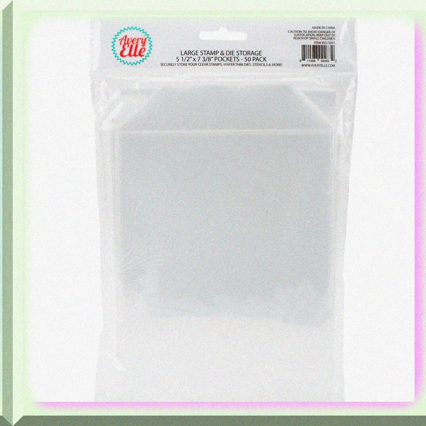 Stamp and Die Storage Pockets 50 Pack Large 5 x 7 3/8"
