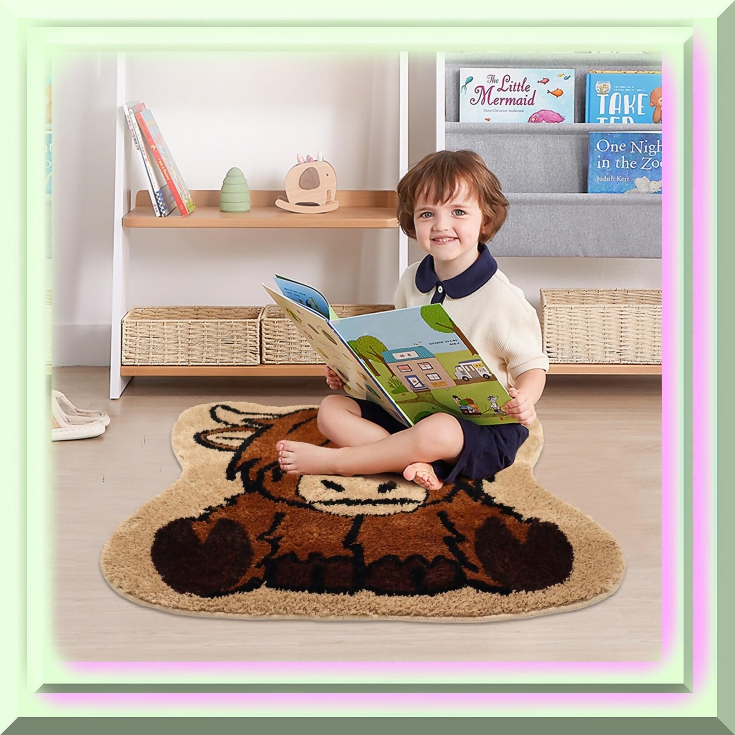 Highland Cow Rug Bathroom Floor Mat