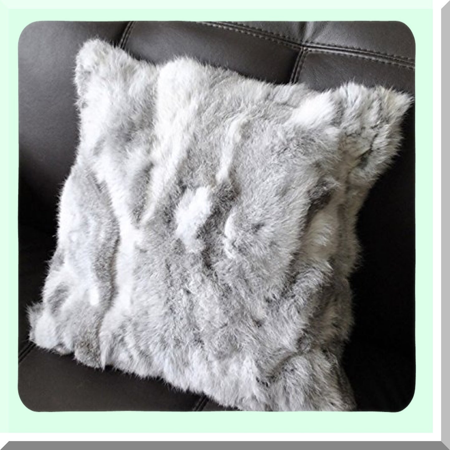 Cozy Bunny Pillowcase Set - Decorative Soft Rabbit Cushion Cover for Home Living Room Bedroom - Throw Pillow Covers Case 18" 18"