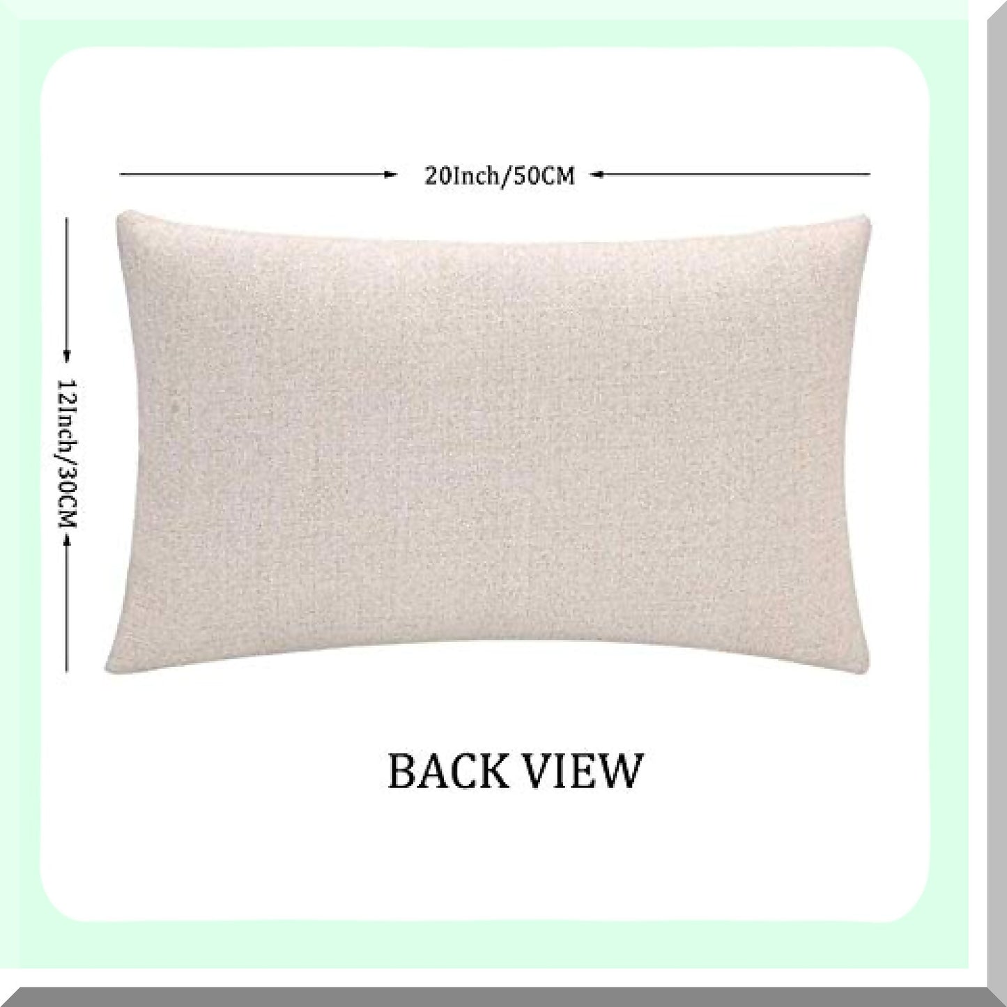 Watercolor Farmhouse Floral Cow Pillow Cover - Not Today Heifer Quotes Decorative Cushion Case - Spring Leaves Frame Cotton Linen 12x20 Inch