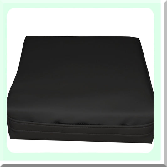 OrthoAlign 12x12x3 - Premium Body Positioning Black Square Bolster - Supportive Cushion for Proper Alignment and Comfort - Ideal for Yoga and Physical Therapy