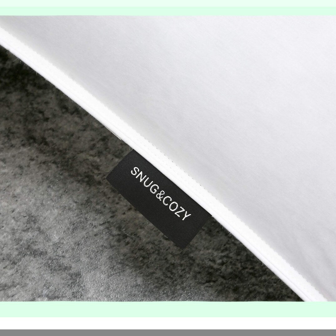 Luxury Arctic Down Pillows - 100% Goose Down Filling, 100% Cotton Cover, 2 Pack Standard Size (20x26), Hypoallergenic, Down Proof, Machine Washable, White