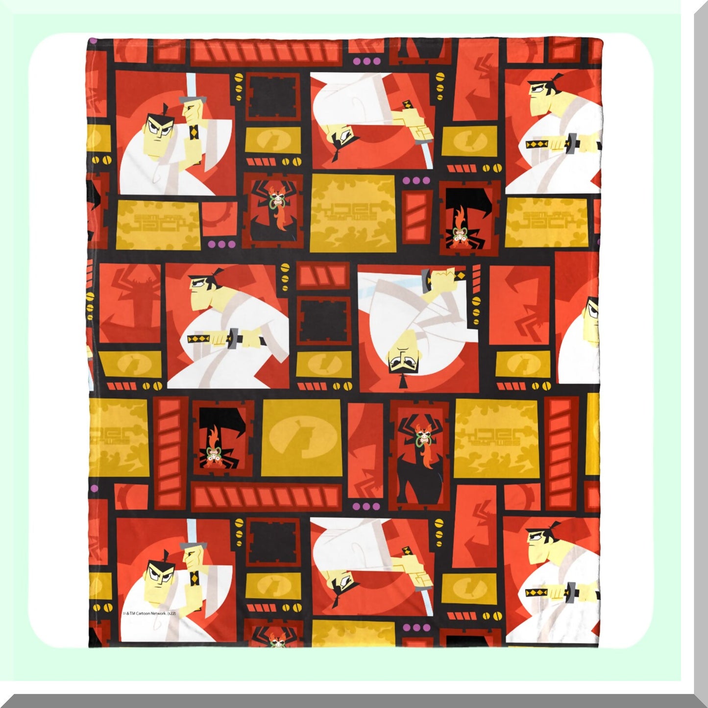 Samurai Jack Silk Touch Throw Blanket - Ultimate Comfort 50x60